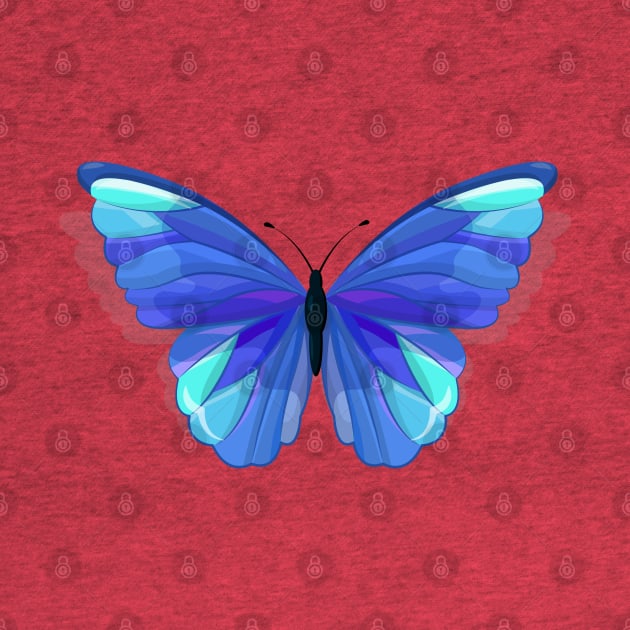 Blue Butterfly by Mako Design 